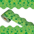69 Feet St Patricks Day Bulletin Board Borders Lucky Green Shamrock Clover by Unknown