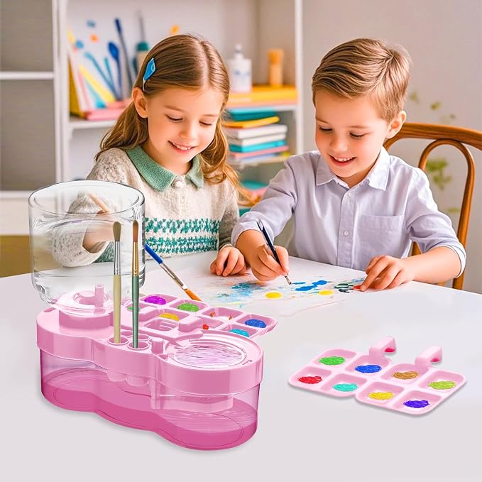 Upgraded Paint Brush Cleaner Tool, Brush Rinser Cup Painting Running Water - Image 6