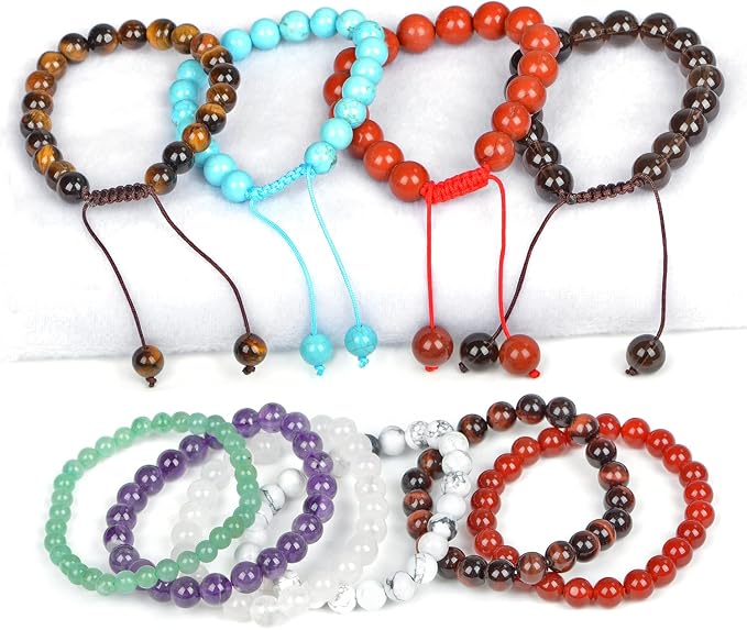 AD Beads Natural Gemstone Round Loose Beads 15" - Image 6