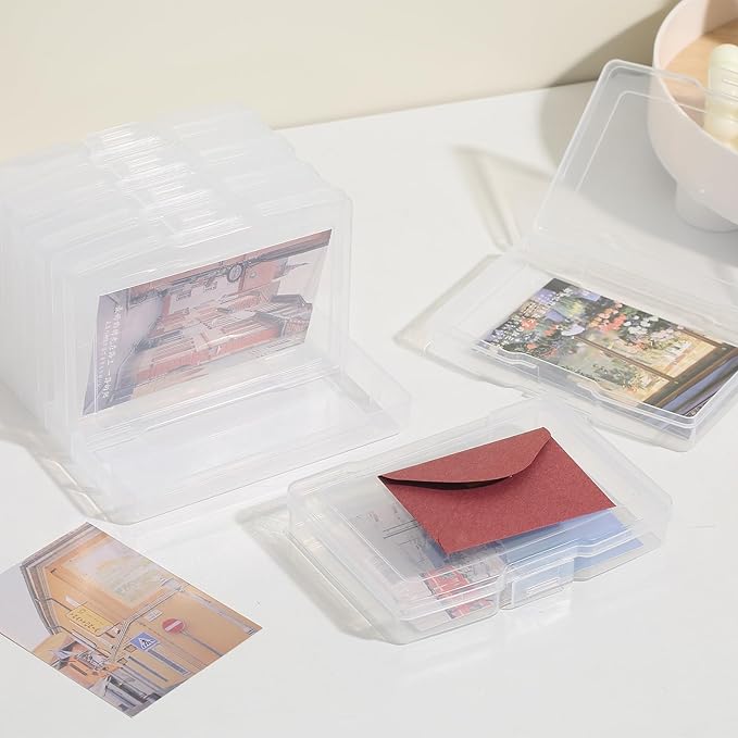 novelinks 6 Pcs 4"x6" Plastic Photo Storage Boxes - Image 4