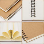 6 Pack Unlined Spiral Notebook for Work - Image 5
