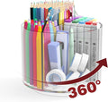 Absonic Pencil Holder for Kids, 360 Rotating Pen Holder for Desk Organizer and by Absonic