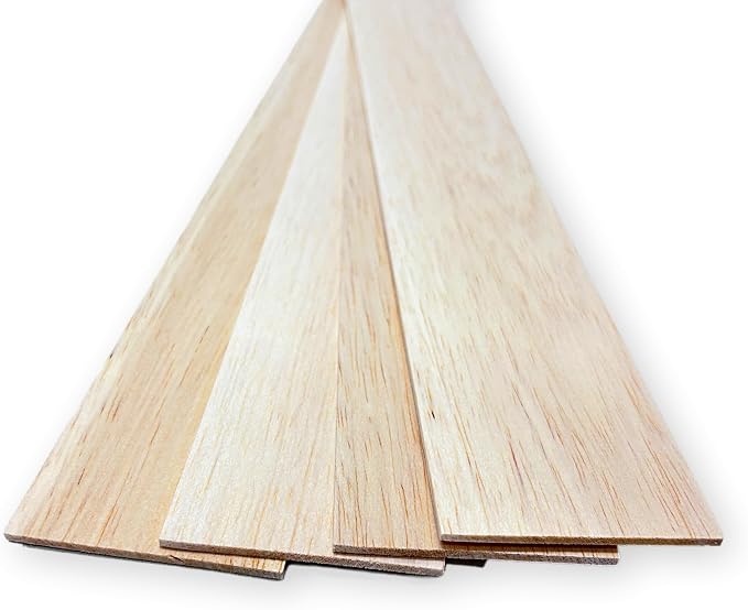 Proartek PK00039 Model BWH002X010 Pack of 10 Balsa Wood Sheets, and - Image 2
