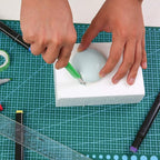 Crafare 8 Pack Craft Foam Blocks 6X4X2in Polystyrene Brick Rectangle - Image 5