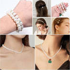 4000pcs Gold 3mm Pearl Beads - Image 6