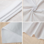 White Bandanas Women Men Large Cotton Tie Dye Party Supplies Plain Head Wrap - Image 6