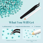 6000PCS 4mm Resin Rhinestones Bulk - Image 6