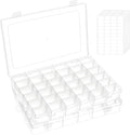Umirokin Small Parts Organizer Box 2 Pack, 36 Grid Bead Organizer by Umirokin