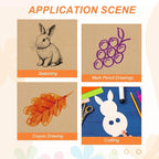 MECCANIXITY 24 Pcs Circle Card Stock, 7.5 Inch Round Cutouts Paper Thick - Image 6