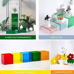 Colored Acrylic Sheets 8x12 – 10 Colors 10 Pcs, 1/8" Transparent Cast Acrylic - Image 3