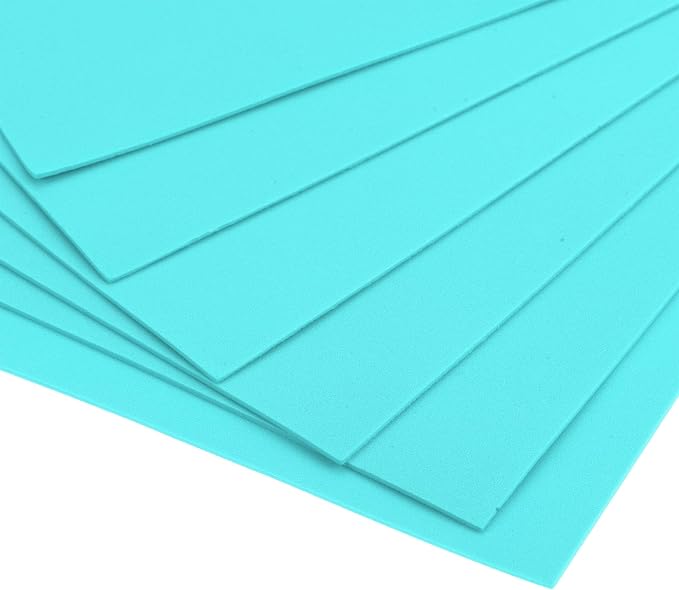 uxcell Blue Green EVA Foam Sheets, 11.8x7.9 in 2mm Thick Handicraft Foam Paper - Image 5