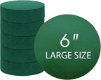 Pack of 6 FLOFARE Round Floral Foam Blocks by FLOFARE