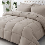 JOLLYVOGUE Twin Comforter Set, Ultra-Soft Bed in a Bag Twin Size 5 Pieces by JOLLYVOGUE