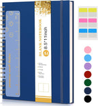 Blank Spiral Notebook Journal 8.5” x 11”, A4 Large Sketch Book by UEBZFOCS