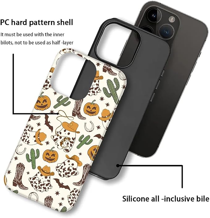 Case for iPhone 15 Plus, Scratch Resistant Hybrid Double Layer Hard - Image 2