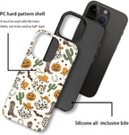 Case for iPhone 15, Scratch Resistant Hybrid Double Layer Hard Shell，Halloween - Image 2