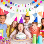 Simgoing Classroom Decor DIY Giant Friendship Bracelet Garland Teacher Table - Image 4