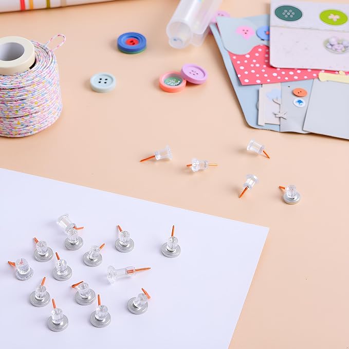 50Pieces Metal Push Pins Map Pins Thumb Tacks Pushpins - Image 7