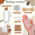 Bokon 100 Packs 15ml Mini Plastic Bottles - Image 2