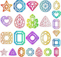 24 Styles Diamond Crystal Metal Cutting Dies Various Gemstones Die Cuts Carbon by DELORIGIN