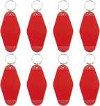 8PCS Motel Keychain Blank Hotel Key Tags Holder by PPhtony