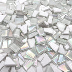 LITMIND White Series Irregular Glass Mosaic Tiles - Image 2