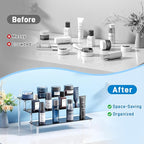 2 Packs Acrylic Display Stand Riser, 3 Tier Perfume Organizer Cupcake Stand | - Image 6