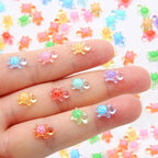 200 Pcs Mini Resin Turtles Glow in the Dark Sea Animals by TOUCHTOP