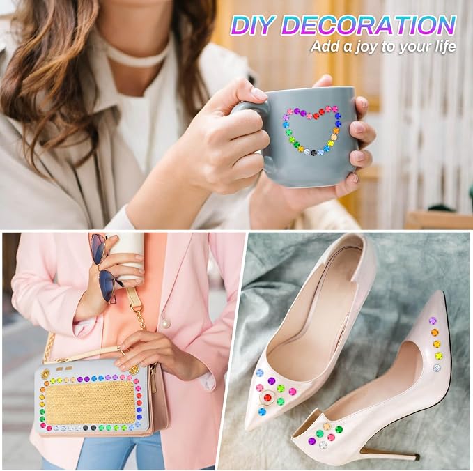2800 Pcs Self Adhesive gems Stickers - Image 6