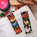 ORIGACH 6 Set Chicken Cross Stitch Bookmark Kit - Image 7