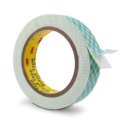 3M Double Sided Foam Tape 1" x 10Ft 1 Pack White Heavy Duty | Double Coated by 3MFullRangeProducts