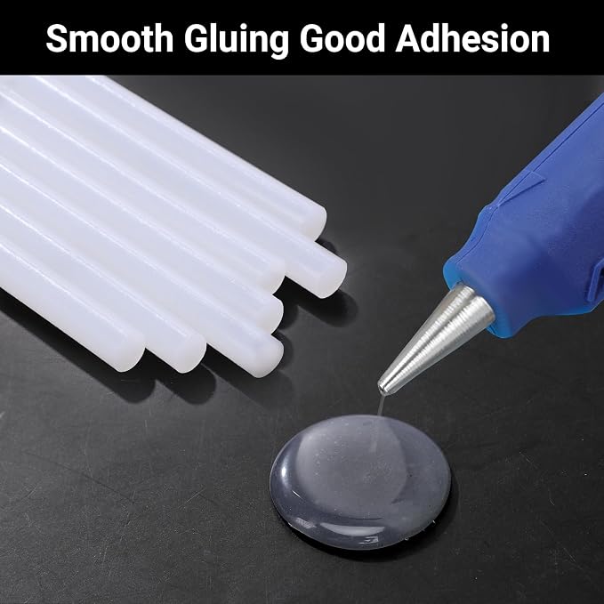 72 Pack 0.43x4 Glow in the Dark Glue Sticks, Hot Melt Glue Sticks Crafting DIY - Image 4