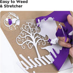 Dysania Purple Heat Transfer Vinyl, 10 Pack 12 x 12in Purple HTV Vinyl | Iron - Image 5