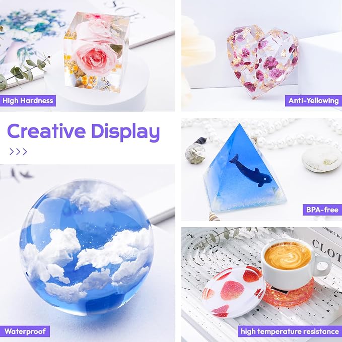 HeyClear Epoxy Resin Kit with Molds - Image 6