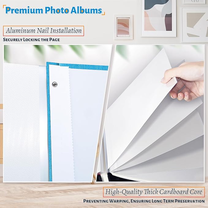 Artfeel Photo Album Self Adhesive Scrapbook, 120 Pages Large Photo Book - Image 4