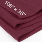 XSEINO Burgundy Large Felt Fabric 108" X 36 ", 1.4 mm Thick Soft Felt Fabric by XSEINOiscreating%EF%BC%81