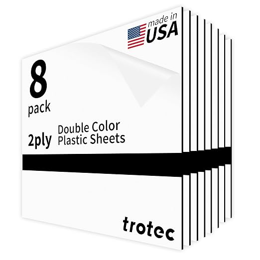 Trotec TroLase | 12"x12"x1/16, Guillotine | Made in USA by TrotecEngravingSupplies