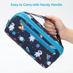Large Pencil Case for Boys, Durable Pencil Pouch for School, Wide Opening Soft - Image 7