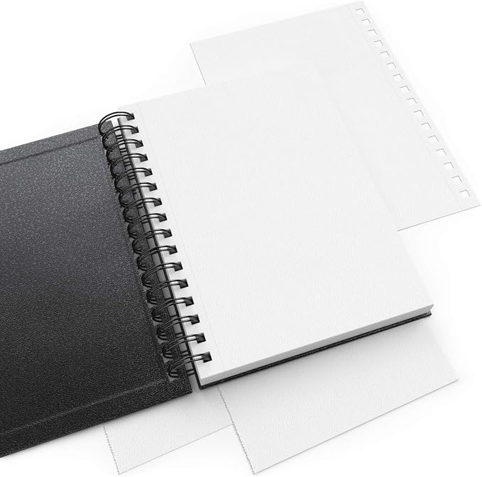 ARTEZA Watercolor Sketchbook Set, 64 Pages per Book, 5.5 x 8.5 Inches, - Image 5