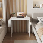 Lufeiya Small White Desk for Small Spaces, 24 Inch Kids Girls Study Writing - Image 4
