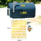 Letter Stickers, Mailbox Numbers, 1 Inch Waterproof Vinyl Alphabet | 1 Inch - Image 2