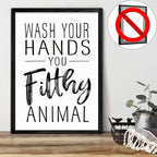 6 Pack Reusable Bathroom Stencils - Image 3