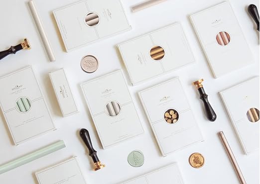 UNIQOOO Metallic Champagne Rose Glue Gun Sealing Wax Sticks - Image 7