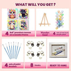 4 Pack Paint by Numbers Kit for Kids - Image 6