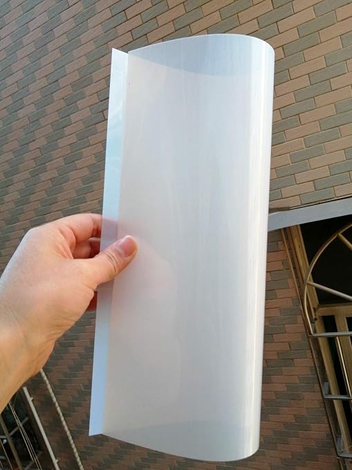BANLTRE 10 Sheets 10 mil Mylar Sheet 12 x 12 inch Milky Translucent PET Blank - Image 2