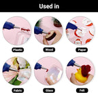 72 Pack Red Hot Glue Sticks Bulk, 0.27x4 Mini Wax Sticks - Image 6