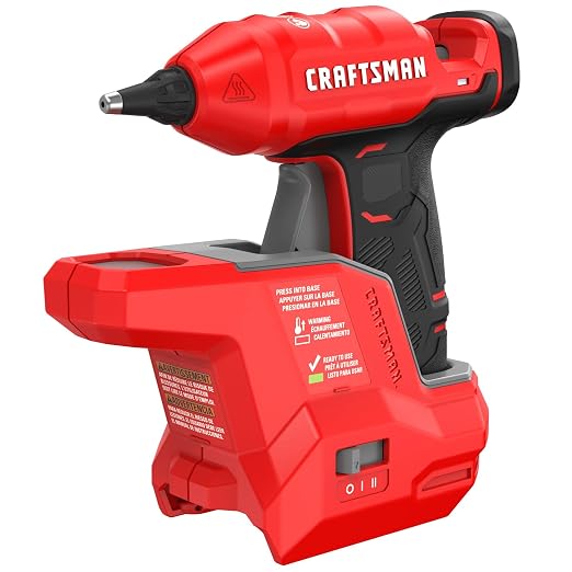 CRAFTSMAN V20 Mini Cordless Hot Glue Gun and Sticks Set by CRAFTSMAN