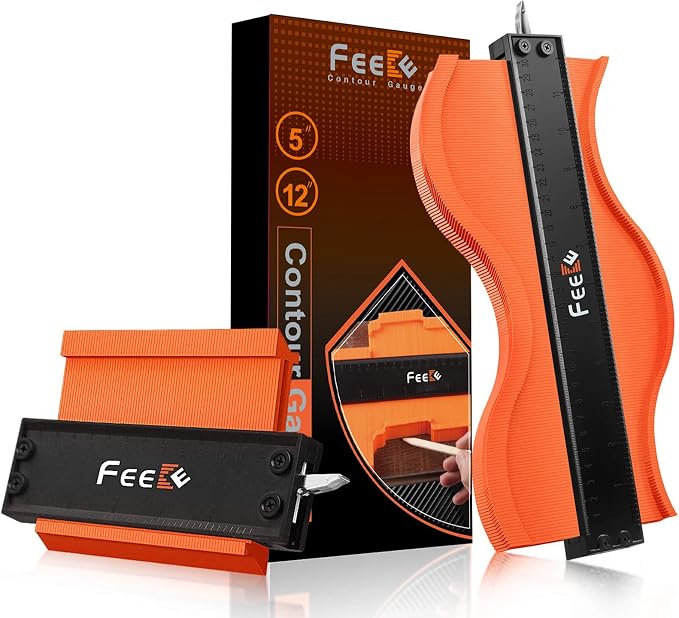 Contour Gauge with Lock, Super Contour Duplicator Gauge Shape and Outline Tool by FeekeContourGaugeTools