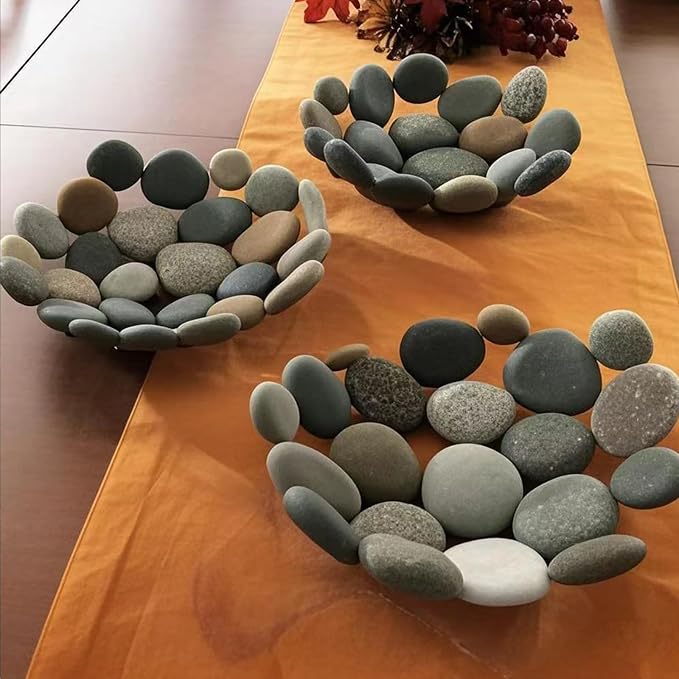 FANTIAN 5 lbs Black Pebbles for Indoor Plants, 1-2 Inch Stones Natural - Image 7