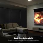 Blackout Window Privacy Film 17.5" x 78.7" | Static Cling, Non-Adhesive Privacy - Image 3